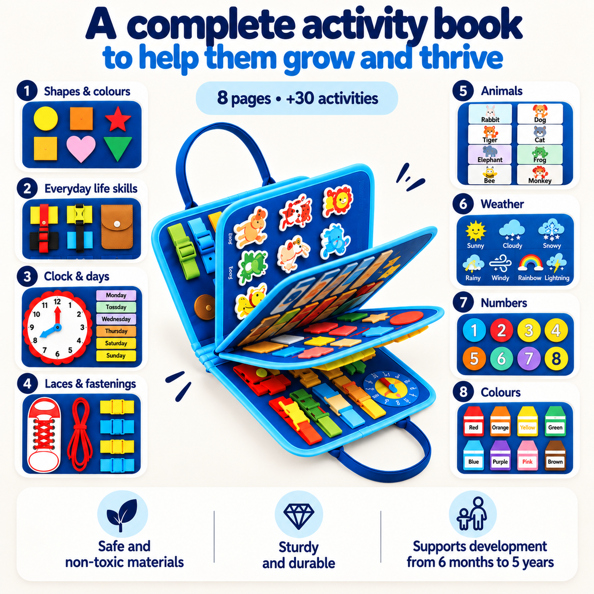 Montessori Activity Book - MyLilBud™